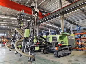 Energy Saving Efficient Diesel KC618GF High-pressure Outdoor Down the Hole Drilling Rig Max.40m Depth 75-200mm Diameter Motor