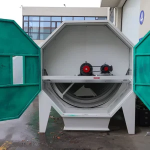 Energy Saving Grain Rotary Cleaning Screen Pre Treatment Screening Machine Dust Free Paddy Cleaning Equipment