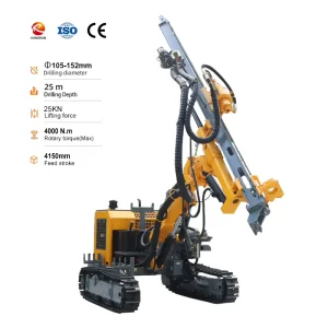 Energy Saving High Efficiency Crawler DTH Drilling Rig Full Hydraulic Rock Boring Machine for Quarry Blasting Hole Construction