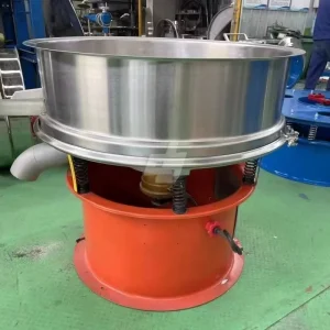 Energy Saving Low Noise Automatic Running Sifter Medium Frequency Vibrating Screen Motor Stainless Steel Construction