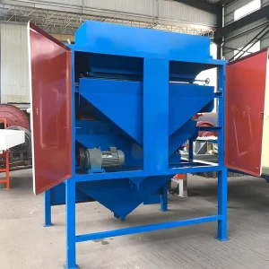 Energy Saving Three Roller Dry Magnetic Separator No Water Required Weak Magnetic Mineral Separation Machinery