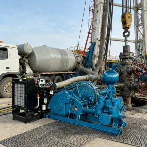 Engineering BW 850 2B Horizontal Double Cylinder Double Acting Mud Pump for Underground Mine Use