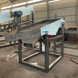 Enterprise Supply Linear Vibrating Sieve Ore Screening Machine Mini Mobile Plant Professional Manufacturer 50KG 100T H Capacity