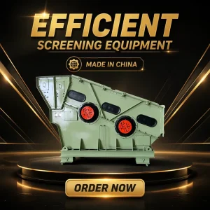 Environmentally Friendly Heavy-duty Screening Equipment with Motor 380V 70-1400t/h Capacity for Mining Screening Materials