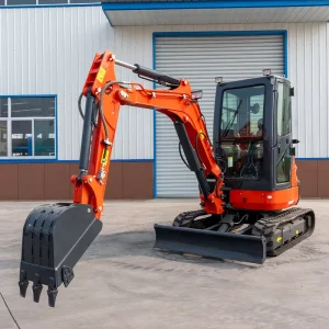 Euro 5 Multi Function Closed Cabin Compact Long Reach Mini Excavator with Yanmar Engine and Hydraulic Pump