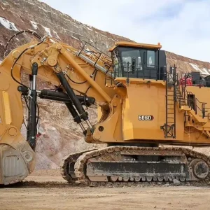 Excavator 528 Ton Ultra Heavy Hydraulic Mining Shovel 6060 with 2253kW Dual Engine for Large Scale Open Pit Mining