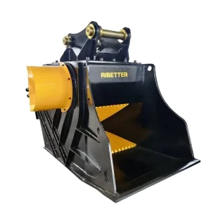 Excavator Attachment Crushing Bucket Core Components Bearing Engine PLC Certified Low Maintenance Cost Certified 1900kg