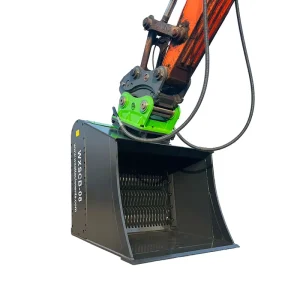 Excavator Crusher Bucket with Screening Function for Construction Waste Recycling Applications