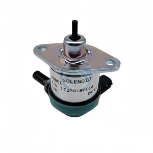Excavator Fuel Shut Off Stop Solenoid 17208 60010 17208 60016 for KX155 KX161 KX163 KX165 Construction Machinery Parts