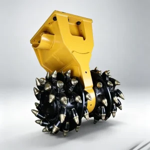 Excavator Hydraulic Drum Cutter Attachment Selective Rock Milling Trenching Mining Tool