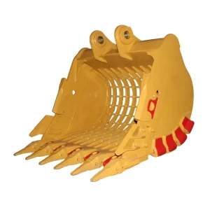 Excavator Rock Riddle Skeleton Shaker Bucket For Energy and Mining
