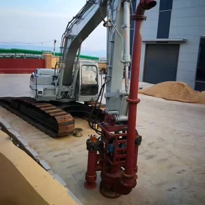 Excavator Sand Pump Hydraulic Slurry Pump Dredging Mud Large Hook Machine Submersible Mud Pump