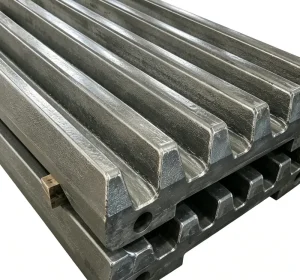 Extra Large Jaw Crusher Jaw Plate Heavy Wear Resistant Mining Equipment Part Custom OEM Manufacturing