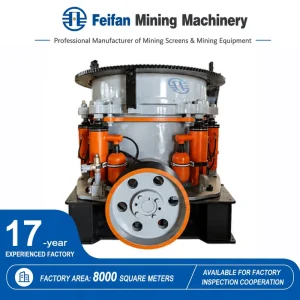 FEIFAN OEM Advanced Extra Fine Limestone Quartz Coal Shredder Machine AC Motor Driven Multi Cylinder Hydraulic Cone Crusher