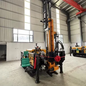 FRL500 Diesel Powered Truck Mounted Rotary Drilling Rig Motor 500m Depth 105-400mm Drilling Diameter for Water