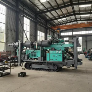 FT Diesel Driven Reverse Circulation Rotary Drilling Rig 100m Depth 105-400mm Diameter Tracked Mining