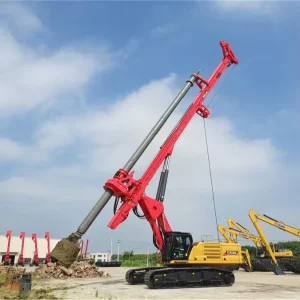 FT Diesel Powered Rotary Drilling Rig Cummins Engine Spiral Bucket Crawler Type Customizable Drilling Depth Diameter for Mining