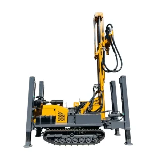 FYX180 Crawler Water Well Drilling Rig 180m Depth DTH Pneumatic Borehole Drill Machine 55KW Diesel Water Well Drilling Rig