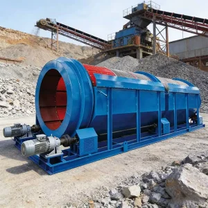 Factory Alluvial Sand Gold Diamond Gravity Mining Wash Plant Mineral Separator Processing Machine Drum Motor
