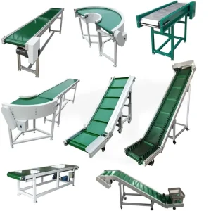 Factory Customization Green PVC Belt Conveyor System Design Food Grade Belt Conveyor