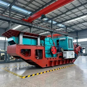Factory Direct 1214 Tracked Mobile Impact Crusher Plant Output Two Finished Materials Stone Crushing Equipment