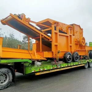 Factory Direct High Productivity Mobile Crushing Station CE Certified Max.100t/h Capacity PLC Controlled for Mining Construction