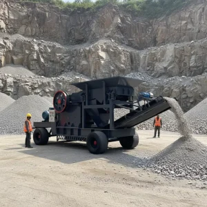 Factory Direct PE250X400 400X600 Mobile Jaw Crusher Diesel-electric Stone Crusher Crushing Production Line