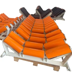 Factory Direct Sale Carbon Steel Nylon Conveyor Roller with Ball Bearing High Load Capacity 1000kg for Energy Mining Plants