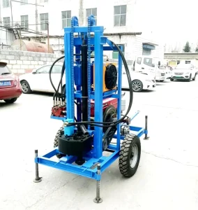 Factory Direct Sale Hydraulic Diesel Water Well Drilling Rig Mine Drilling Rig with 180m 200m Drilling