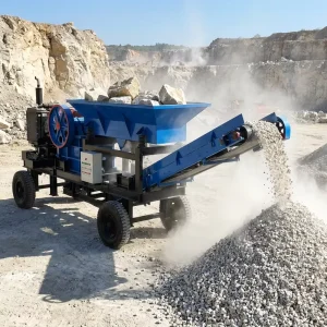 Factory Direct Sale Mobile Jaw Crusher Stone Crusher Machine with Motor & Bearing Competitive Price for Sale RockCrusher