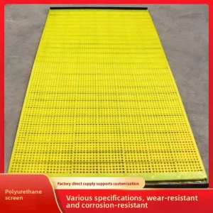 Factory Direct Sales China Linear Mining Polyurethane Screen Plate Wear Resistant Corrosion Proof Dewatering Screen Vibrating