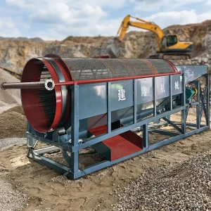 Factory Direct Sales Industrial Gold Mining Equipment Trommel Screen for Processing Placer Gold Minming