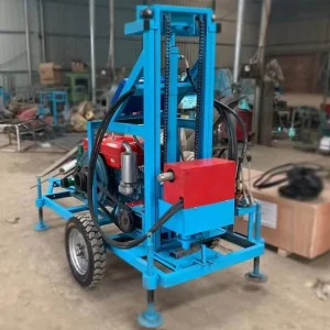 Factory Direct Sell 22HP Diesel Engine 100m 150m 180m Water Well Borehole Drilling Rig Machine