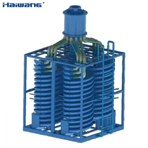 Factory Direct Spiral Chute Gold Pan Ore Gravity Separator Equipment Mineral Separator ISO9001 Certified Patented
