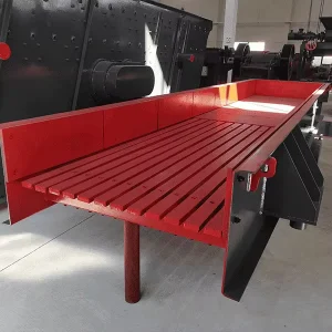 Factory Direct Supply Steel Made Vibrating Feeder With Customized Size Mining Stone Price
