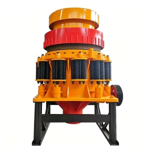 Factory Fresh New Cone Crusher Machine with AC Motor Low Noise 60-600t/h Capacity for Mining Ore Stone Crushing