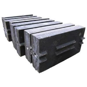 Factory High Manganese Steel Casting Blow Bar Hammer Plate Impact Plate PF1214 PF1315 Impact Crusher Ore Mining Wear Spare Parts