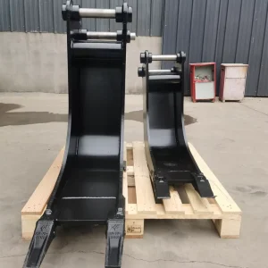 Factory OEM Customized Mini Trenching Excavator Bucket Durable Mining Narrow Trench Q355/Q460 Steel 1200mm Max Jaw