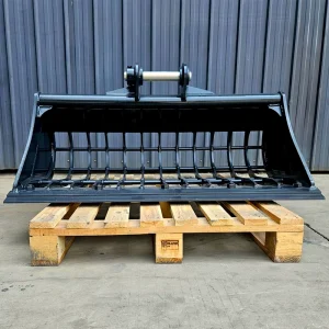 Factory OEM Heavy Duty Skeleton Sieve Screening Bucket High Manganese Steel Fit Excavator Rock Gravel Separation Attachment