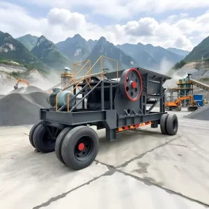 Factory Outlet Concrete Mobile Granite Jaw Crusher PE400*600 Diesel Mobile Jaw Crusher with Conveyor