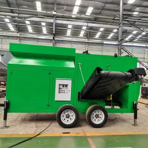 Factory Price Manufacturer Mobile Robust Landscape Sand Topsoil MTS1022 Rotary Screen