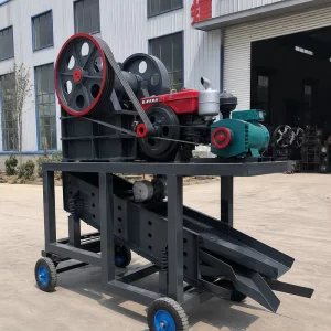 Factory Price Mobile Jaw Crusher with Screening System for Stone Rock Crushing