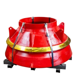 Factory Processing Mining Machine Wear Parts High Manganese Steel Cast Mantle for Cone Crusher