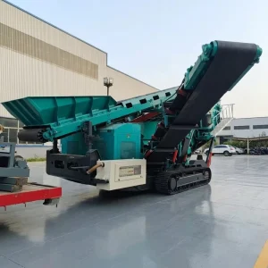 Factory Supply All in one Crawler Mobile 7018 Vibrating Screening Plant 2/3 Layers Optional Portable Rock Sand Ore