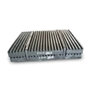 Factory Supply Crusher Wear Parts High Manganese Steel Casting Movable Jaw Plate for Ore Mining