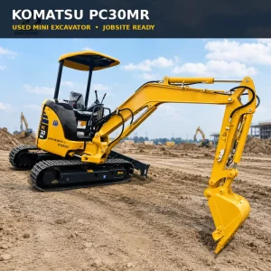 Factory Supply Second Hand Original Japan Komatsu PC30MR Mini Excavator 3 Ton Used Crawler Digger With Engine Hydraulic Pump