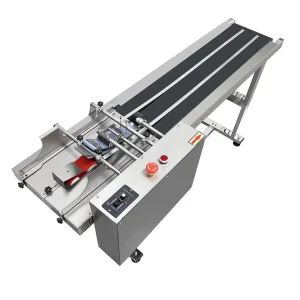 Faith New Design Card Automatic Friction Feeder Paging Machine with Conveyor