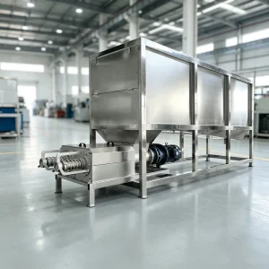Fast Processing Roller Solid Liquid Separator Short Cycle Large Volume Farm Waste Dewatering Equipment