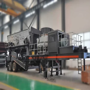 Feeder+Jaw Crusher+Cone Crusher+Screening for Rock Crushing Stone Breaking Plant Wheel Mobile Crushing Line