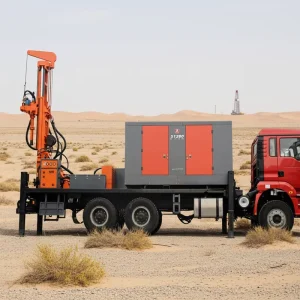 Feidadrill 200m Deep Hole Hydraulic Mud Rotary Water Wells Drill Machine Crawler Equipment Drilling Rig